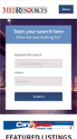 Mobile Screenshot of gomedresources.com