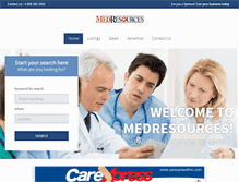 Tablet Screenshot of gomedresources.com